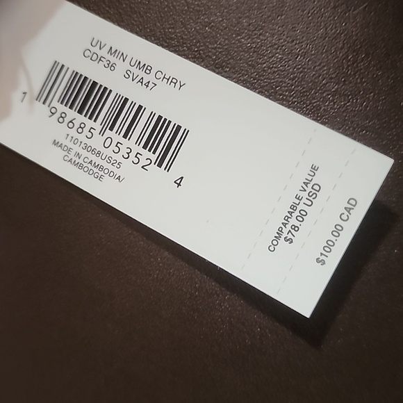 Coach Cherry Pattern Umbrella Nwt - Picture 4 of 4